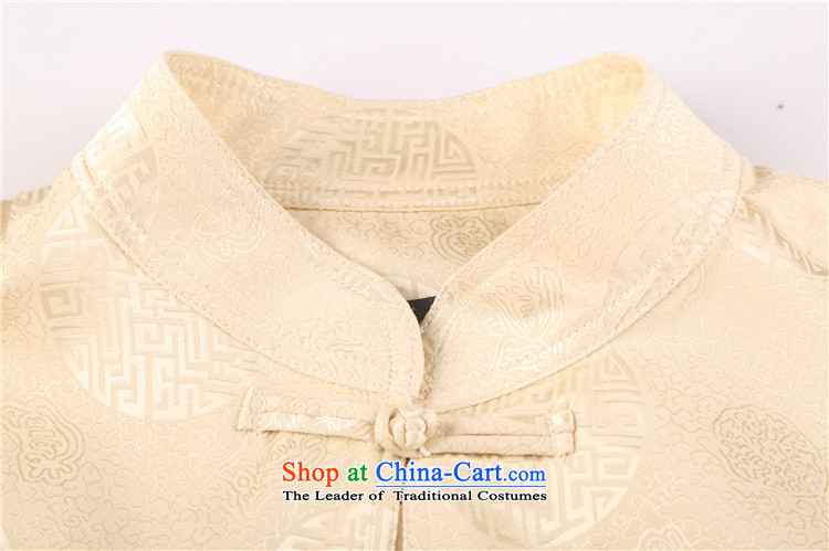Beijing Summer in the elderly covered by Ho Tang Dynasty Chinese Han-long-sleeved male father replacing jogging exercise clothing collar shirt Kit Gold L pictures, prices, brand platters! The elections are supplied in the national character of distribution, so action, buy now enjoy more preferential! As soon as possible.