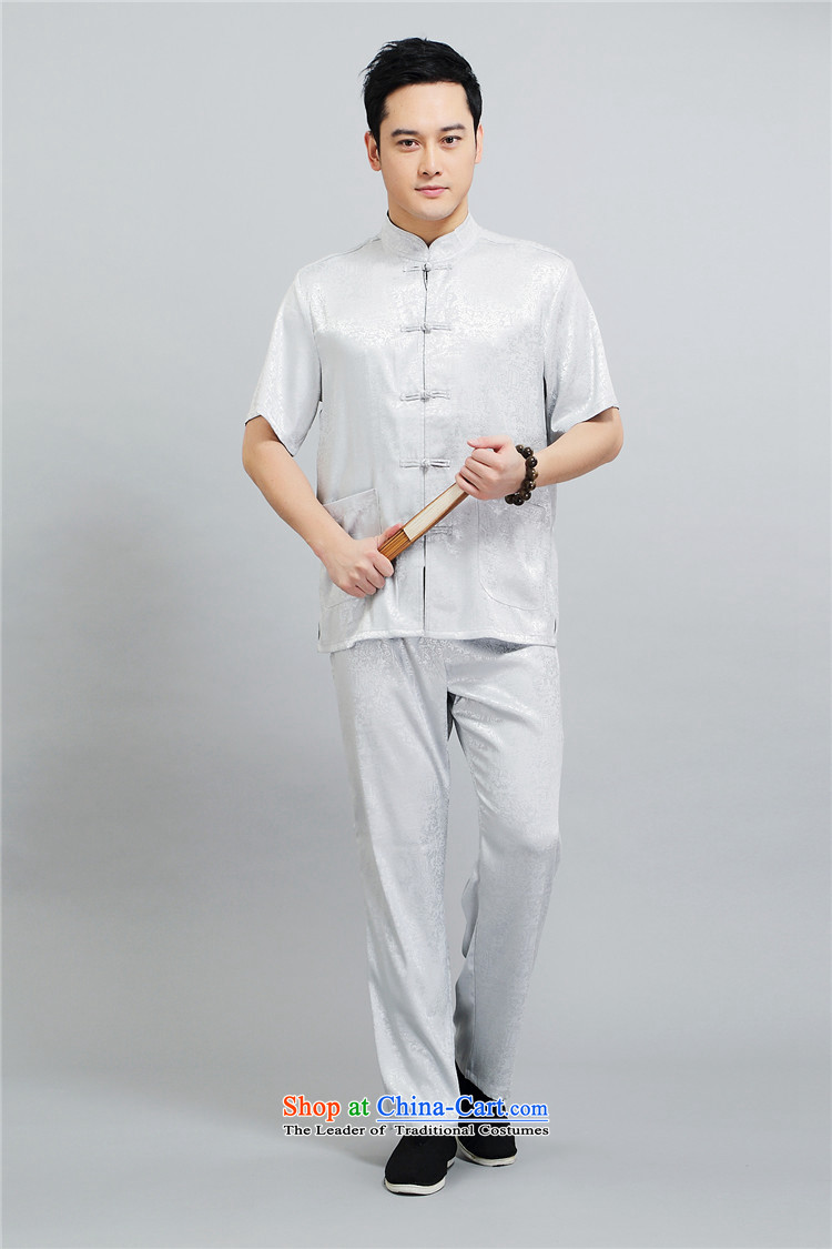 Kyung-ho, Tang dynasty older Short-Sleeve Men national casual shirt summer father Kit White XXL picture, prices, brand platters! The elections are supplied in the national character of distribution, so action, buy now enjoy more preferential! As soon as possible.