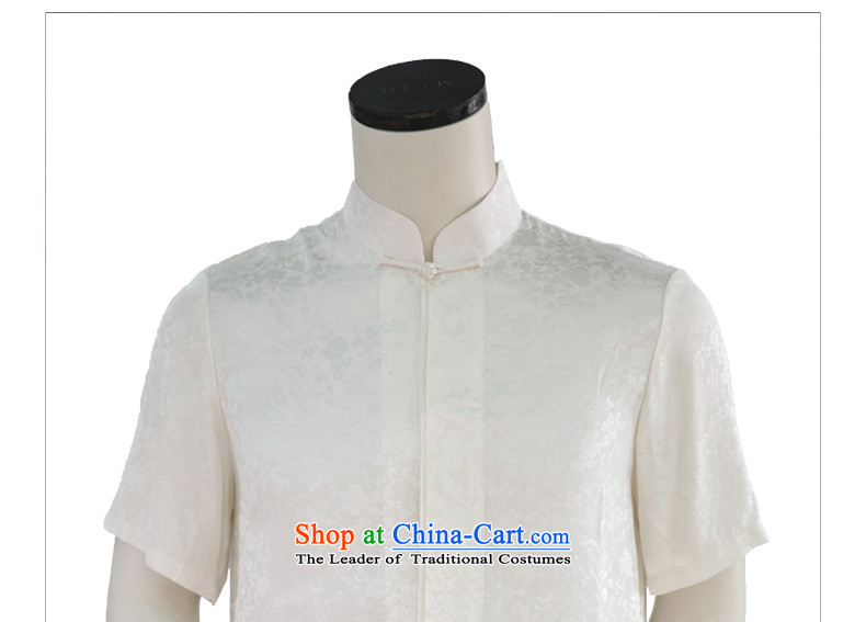 Wood of 2015 Summer really new middle-aged men's half-sleeved shirt with white father:21940 02 dragon design M picture, prices, brand platters! The elections are supplied in the national character of distribution, so action, buy now enjoy more preferential! As soon as possible.