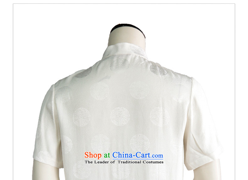 Wood of 2015 Summer really new middle-aged men's half-sleeved shirt with white father:21940 02 dragon design M picture, prices, brand platters! The elections are supplied in the national character of distribution, so action, buy now enjoy more preferential! As soon as possible.