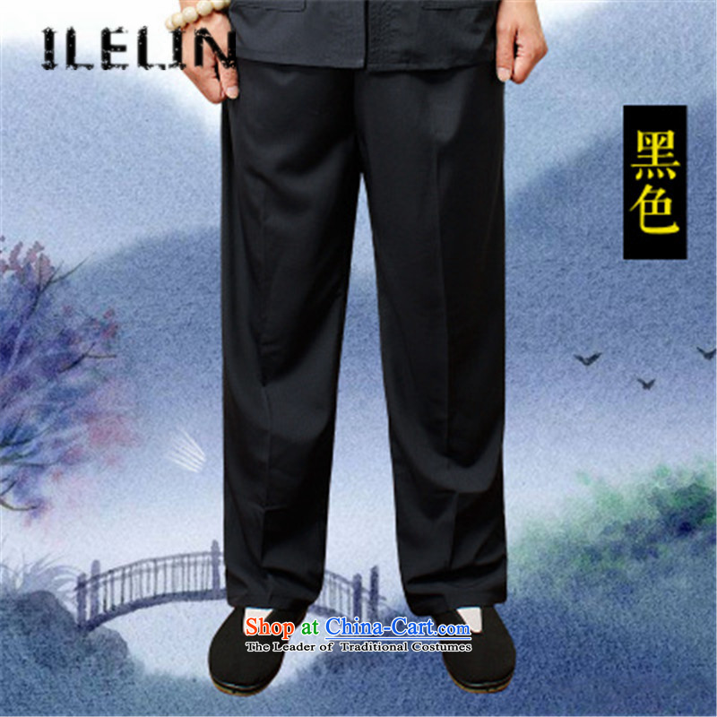 Mr Ronald, male ILELIN2015 trousers China wind male Tang Dynasty Large loose trousers summer Chinese men's trousers, comfort and breathability and simple Han-red XXL,ILELIN,,, shopping on the Internet