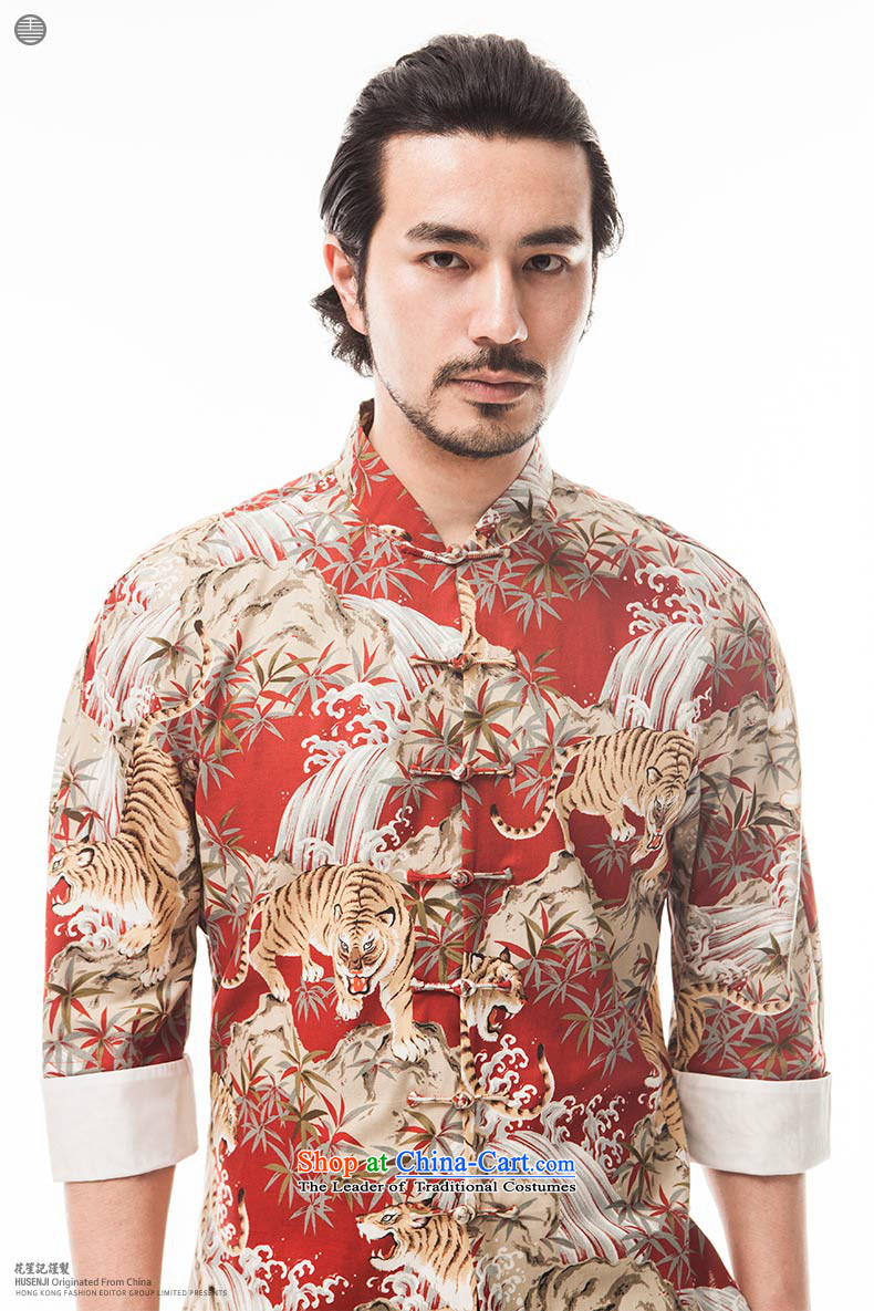 His Excellency flower note China wind retreat Yi Tiger men Stylish retro collar disc detained Tang Dynasty to the wave of ethnic summer green giant XL Photo, prices, brand platters! The elections are supplied in the national character of distribution, so action, buy now enjoy more preferential! As soon as possible.