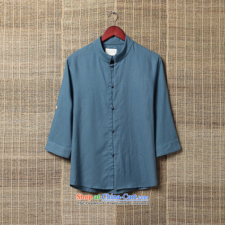 Summer ethnic m2monline2015 Tang dynasty linen shirt 7 in his shirt-sleeves sleeveless shirt that men and midnight blue XXL picture, prices, brand platters! The elections are supplied in the national character of distribution, so action, buy now enjoy more preferential! As soon as possible.