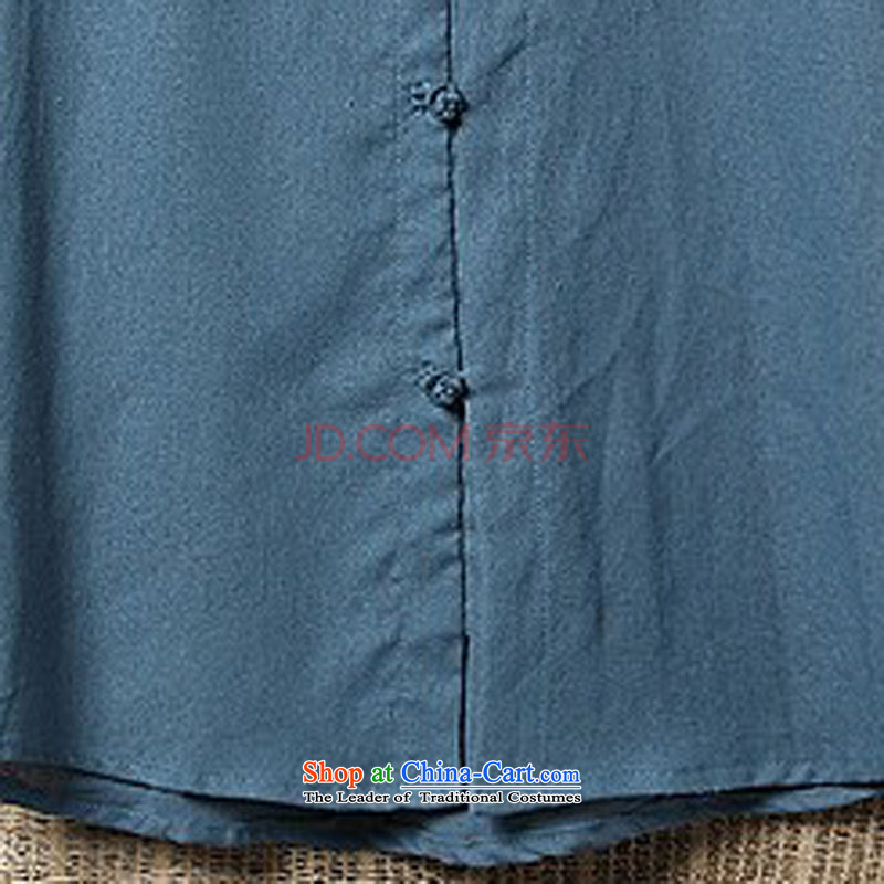 Summer ethnic m2monline2015 Tang dynasty linen shirt 7 in his shirt-sleeves sleeveless shirt that men and midnight blue xxl,m2monline,,, shopping on the Internet