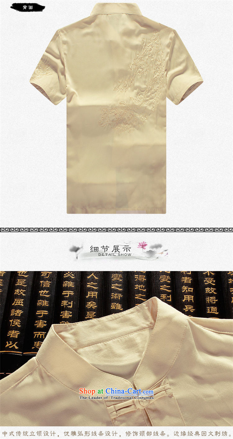 Hirlet Wu Xia Men, 2015 Tang dynasty short-sleeved older short-sleeved Large Tang jackets Short-Sleeve Men Summer Mock-Neck Shirt Tang dynasty dragon design white T-shirt聽185 pictures, prices, brand platters! The elections are supplied in the national character of distribution, so action, buy now enjoy more preferential! As soon as possible.