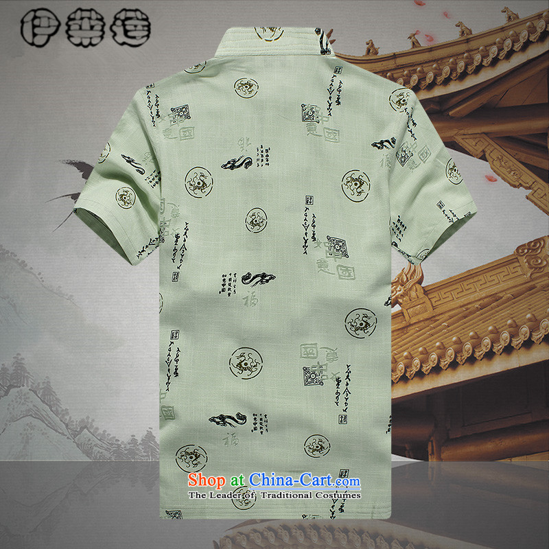Hirlet Wu Xia Men, 2015 Tang dynasty short-sleeved T-shirt leisure ethnic large short-sleeved shirt with middle-aged and young stamp Tang dynasty white loose聽180, Electrolux Ephraim ILELIN () , , , shopping on the Internet