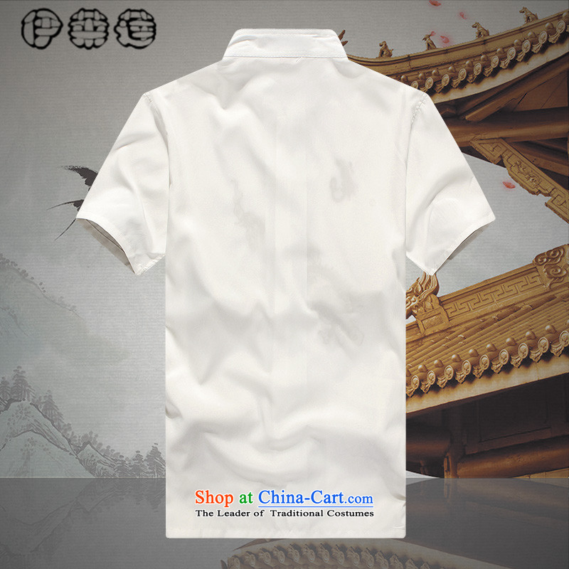 Hirlet Wu Xia, men's 2015 short-sleeved in Tang Dynasty older summer shirts and older persons code summer China wind men Tang Dynasty Package white聽170, Electrolux Ephraim ILELIN () , , , shopping on the Internet