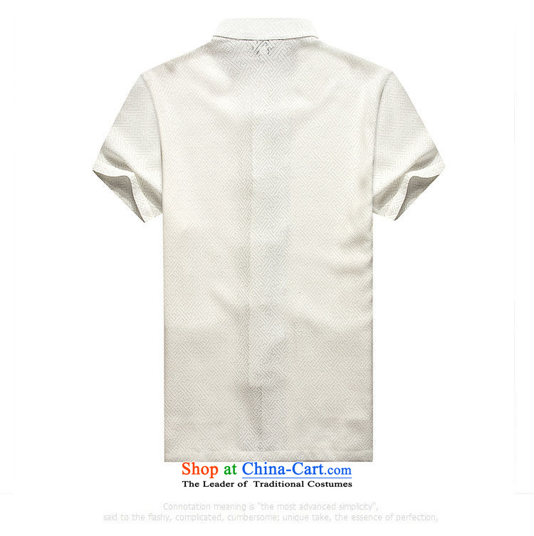 Hirlet Wu Xia, middle-aged men 2015 taxi loaded short-sleeved shirt Tang linen in older men loose larger father installed China wind half-sleeved shirt white 185 pictures, prices, brand platters! The elections are supplied in the national character of distribution, so action, buy now enjoy more preferential! As soon as possible.
