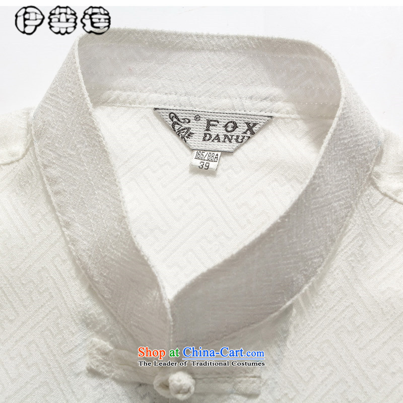 Hirlet Wu Xia, middle-aged men 2015 taxi loaded short-sleeved shirt Tang linen in older men loose larger father installed China wind half-sleeved shirt white 185, Electrolux Ephraim ILELIN () , , , shopping on the Internet