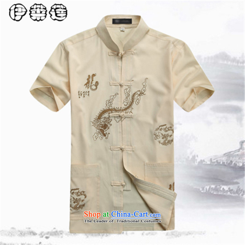 Hirlet Wu Xia, middle-aged men 2015 taxi short-sleeved shirts in Tang Dynasty older father large relaxd linen collar installed from Grandpa hot half-sleeved shirt black聽170, Electrolux Ephraim ILELIN () , , , shopping on the Internet