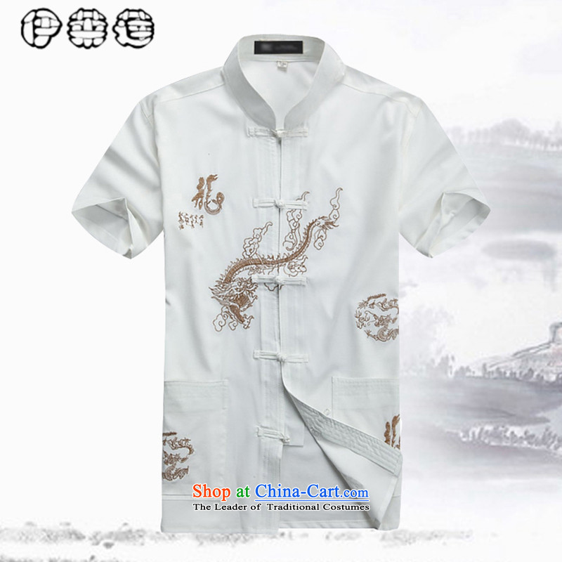 Hirlet Wu Xia, middle-aged men 2015 taxi short-sleeved shirts in Tang Dynasty older father large relaxd linen collar installed from Grandpa hot half-sleeved shirt black聽170, Electrolux Ephraim ILELIN () , , , shopping on the Internet