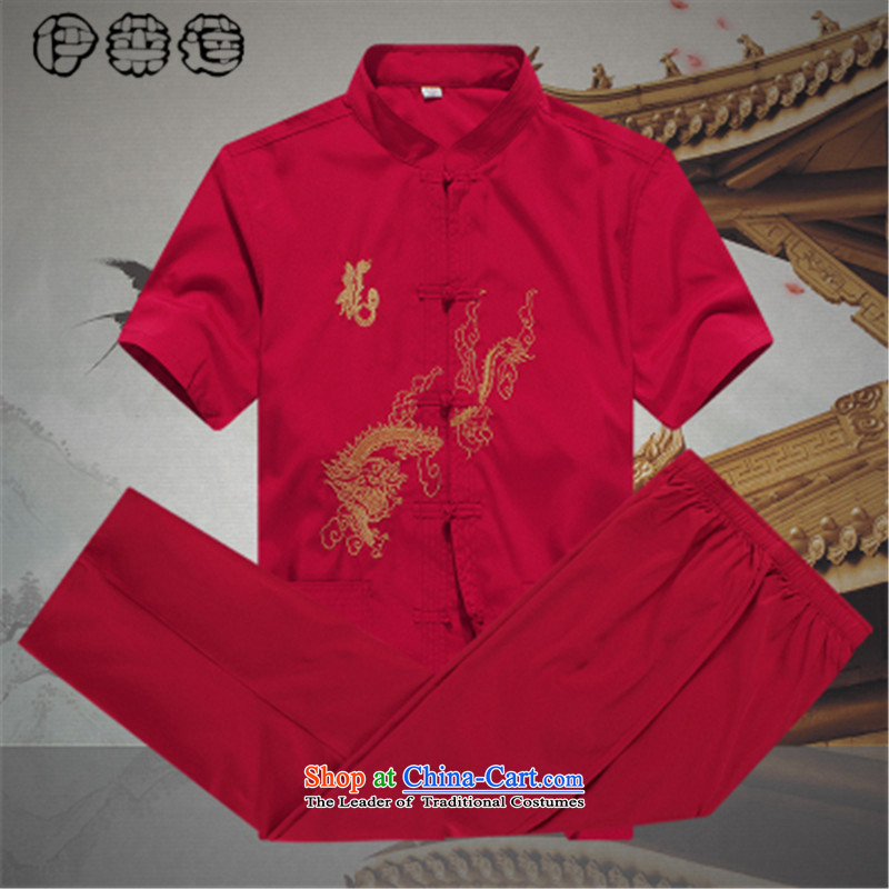 Hirlet Wu Xia Men, 2015 China Wind Jacket loose short-sleeved large male father replacing Chinese Han-Embroidered Tang dynasty older persons National Black聽165, Electrolux Ephraim ILELIN () , , , shopping on the Internet