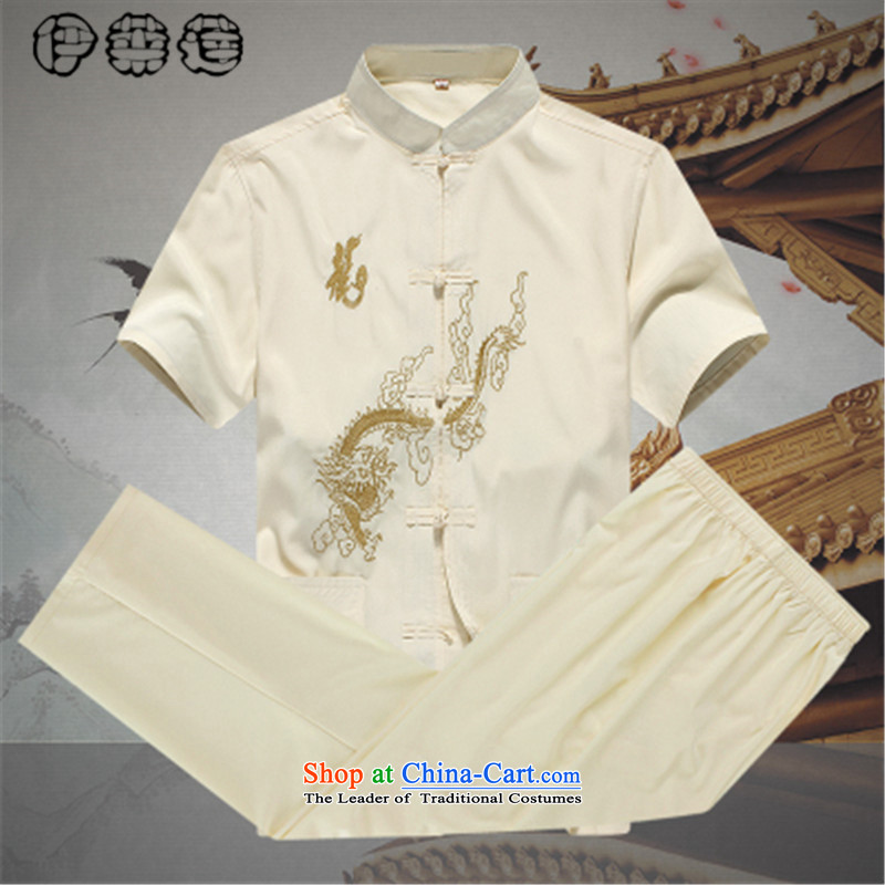 Hirlet Wu Xia Men, 2015 China Wind Jacket loose short-sleeved large male father replacing Chinese Han-Embroidered Tang dynasty older persons National Black聽165, Electrolux Ephraim ILELIN () , , , shopping on the Internet