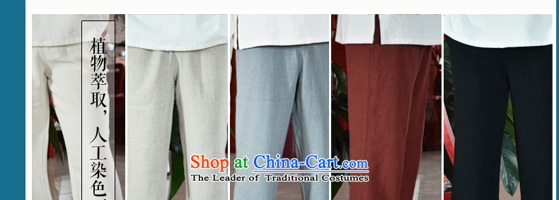 Linen Pants and summer men casual pants loose cotton linen and men's trousers, ethnic trousers gray  XXL picture, prices, brand platters! The elections are supplied in the national character of distribution, so action, buy now enjoy more preferential! As soon as possible.