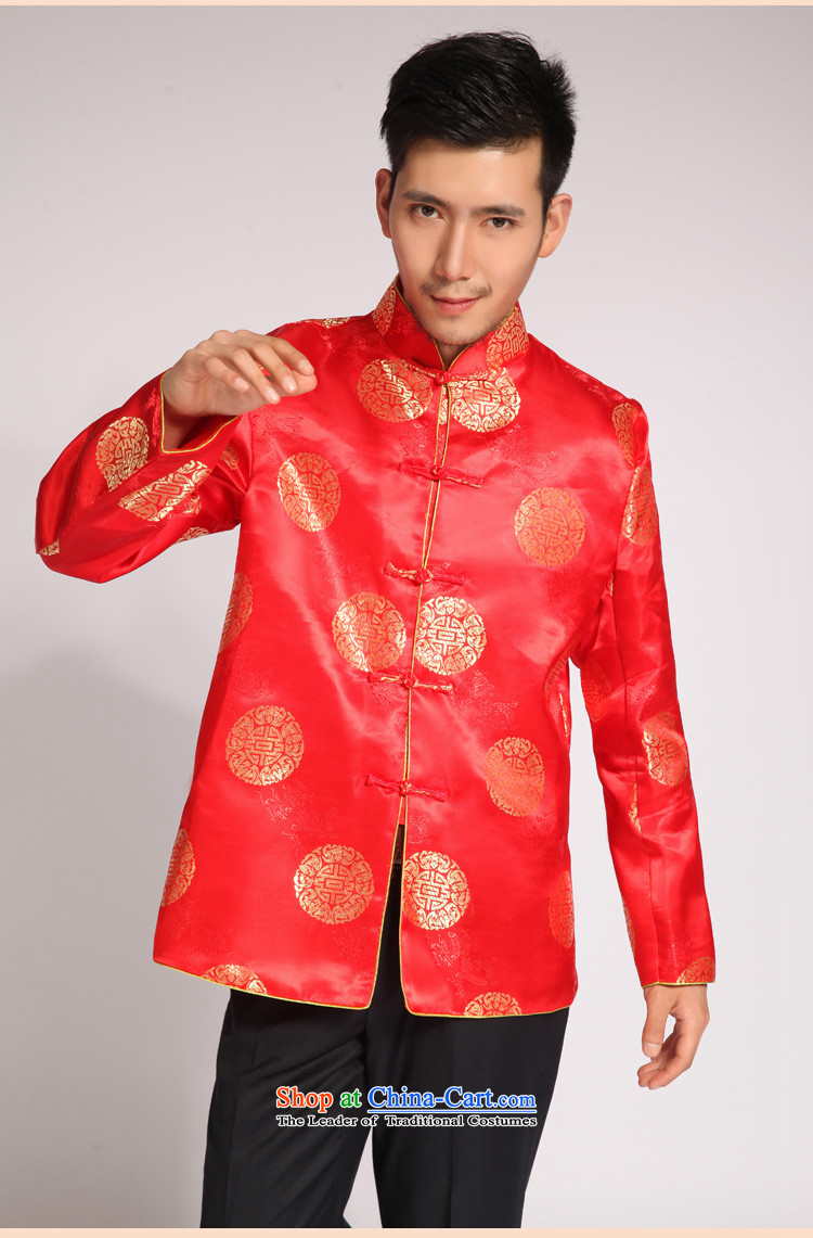 Sau Wo Men's family new summer Chinese style wedding married men and Tang dynasty red Sau Wo serving Chinese tunic national costumes of the bridegroom bows dress large red L picture, prices, brand platters! The elections are supplied in the national character of distribution, so action, buy now enjoy more preferential! As soon as possible.