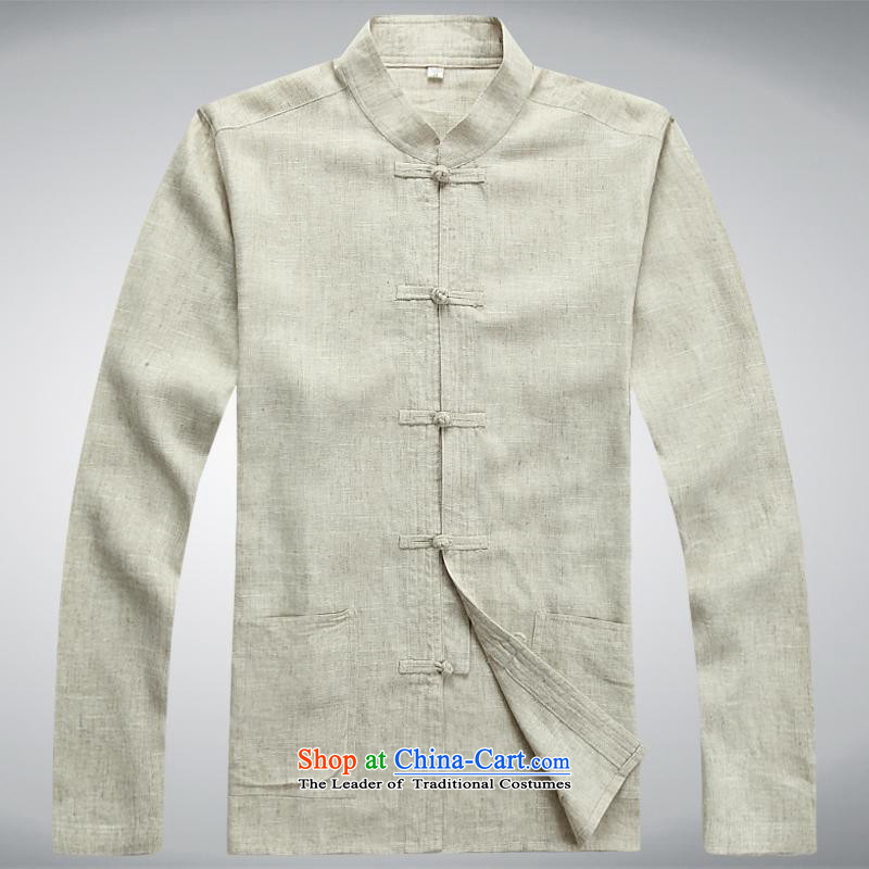 Hundreds of brigade bailv summer Stylish slim, collar comfortable long-sleeved tray clip leisure wears White?M
