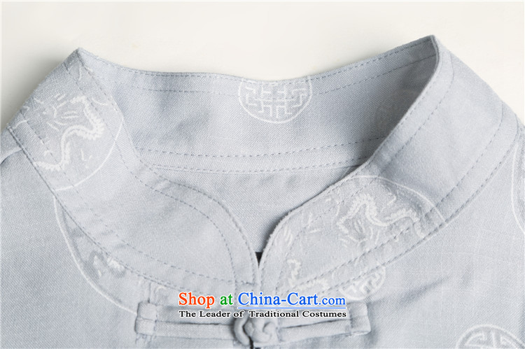 Kanaguri mouse summer men Tang dynasty short-sleeve kit Chinese national wind in leisure older Han-Tang Dynasty Light Gray XXXL picture, prices, brand platters! The elections are supplied in the national character of distribution, so action, buy now enjoy more preferential! As soon as possible.