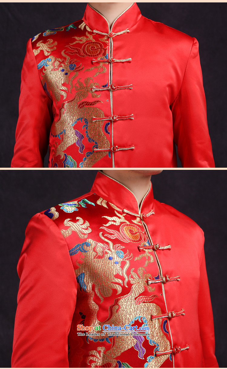 Sau Wo Saga Chinese marriage for men with the bridegroom TANG Sau Wo Service Pack summer collar warm classical-hi-marriage bows dress large red L picture, prices, brand platters! The elections are supplied in the national character of distribution, so action, buy now enjoy more preferential! As soon as possible.