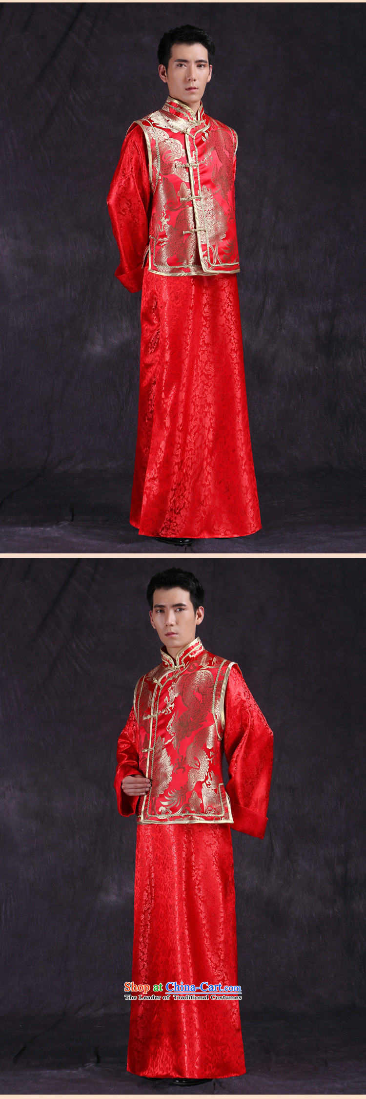 Sau Wo Men Ancient Chinese tunic, Saga Furs of red Tang Dynasty Chinese style wedding dress the bridegroom replacing wedding dress Soo-Wo Service Mr large red S picture, prices, brand platters! The elections are supplied in the national character of distribution, so action, buy now enjoy more preferential! As soon as possible.