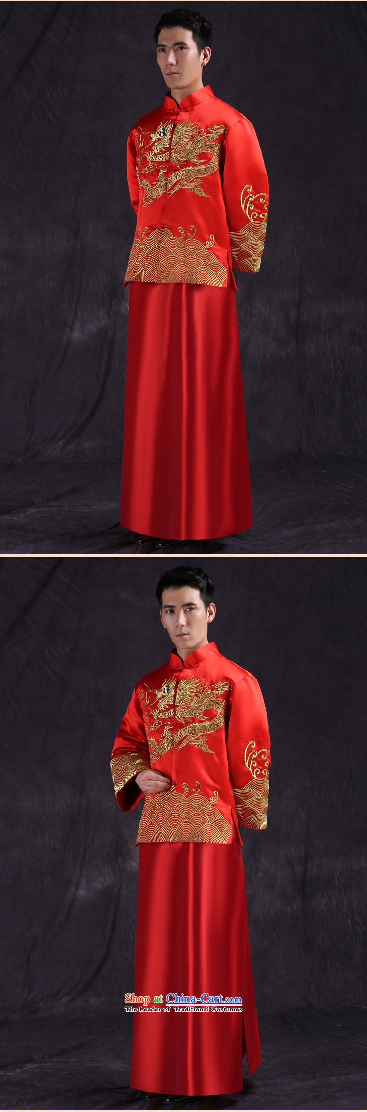Sau Wo Saga Chinese wedding services Tang Dynasty Show Wo Service costume, men's wedding dress red groom services-style robes Tang Dynasty Large red S picture, prices, brand platters! The elections are supplied in the national character of distribution, so action, buy now enjoy more preferential! As soon as possible.