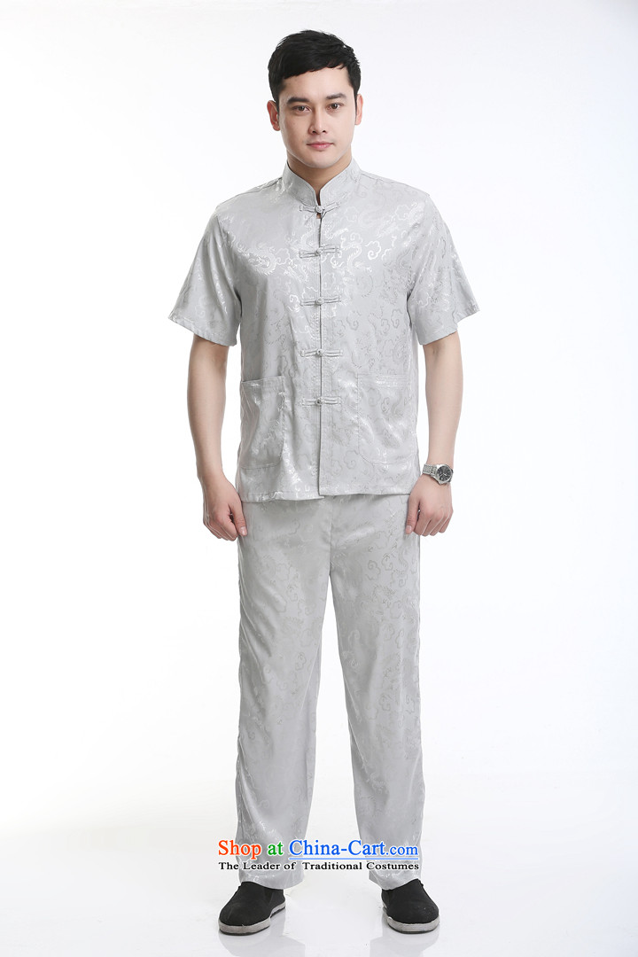 Tang dynasty new male short-sleeved Tang Dynasty Package in older men casual summer Chinese clothing a set of 180 pictures elderly gray, prices, brand platters! The elections are supplied in the national character of distribution, so action, buy now enjoy more preferential! As soon as possible.