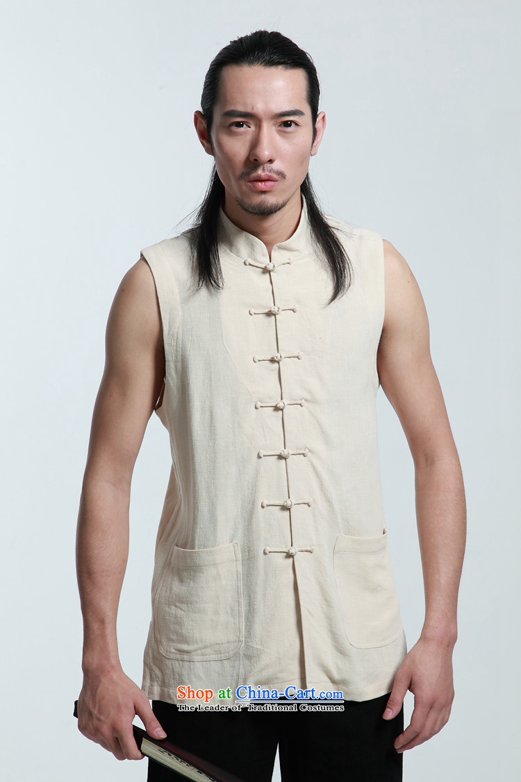 Hee-snapshot lung original linen adhesive, a Chinese man Chinese wind up manually traditional dress sleeveless Kampala shoulder summer light gray XL Photo, prices, brand platters! The elections are supplied in the national character of distribution, so action, buy now enjoy more preferential! As soon as possible.
