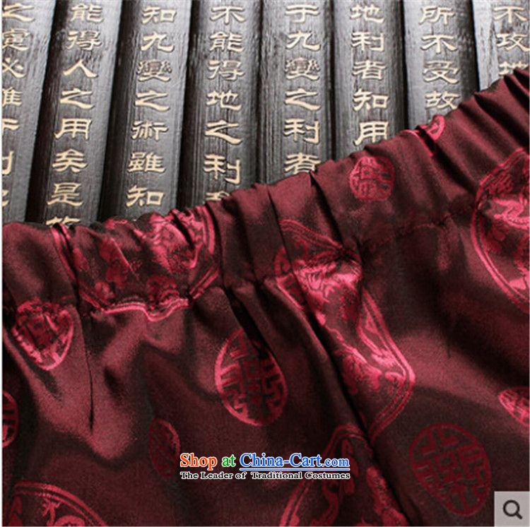 The OSCE, in the summer of 2015, the name of the older short-sleeved gown kit men in Tang Dynasty shirt father older Chinese shirt tai chi morning probed into summer Red solid color pictures, prices, XXL185/100 brand platters! The elections are supplied in the national character of distribution, so action, buy now enjoy more preferential! As soon as possible.