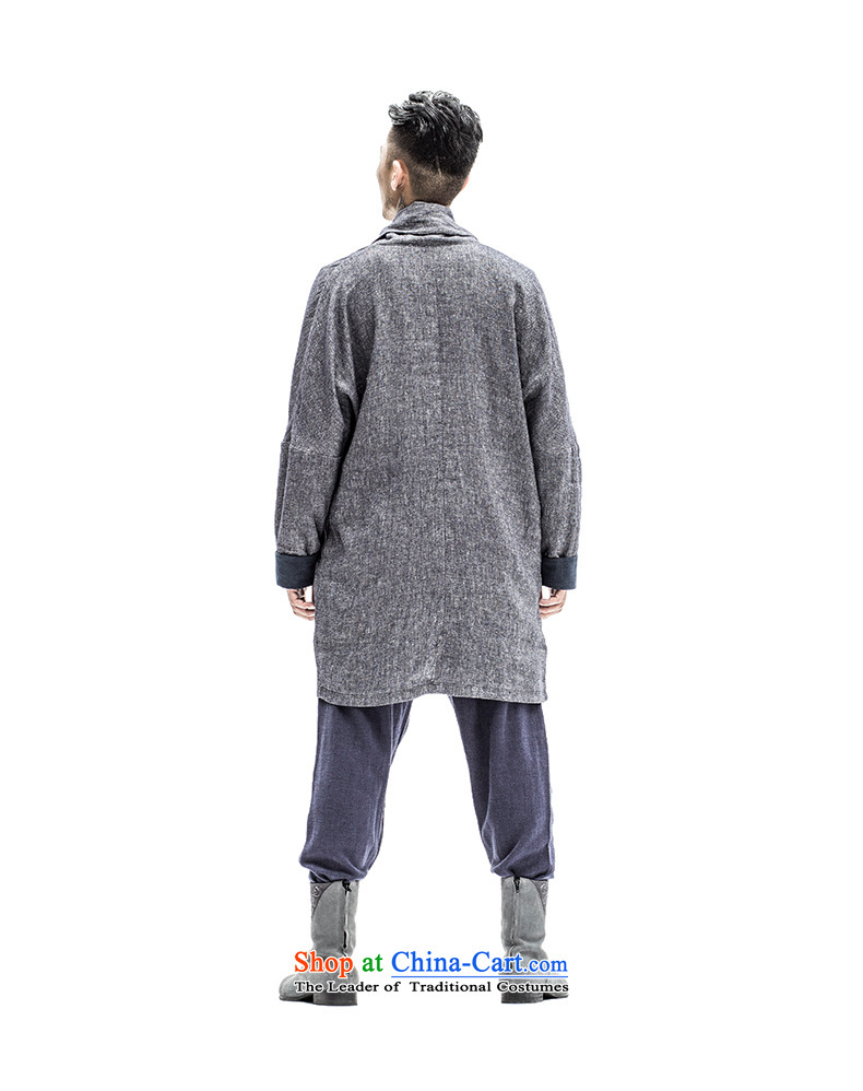 To male Han-tree improvement of Tang Dynasty male long-sleeved sweater cotton linen men Chinese original spring and summer male China wind ma brown 175/L picture, prices, brand platters! The elections are supplied in the national character of distribution, so action, buy now enjoy more preferential! As soon as possible.