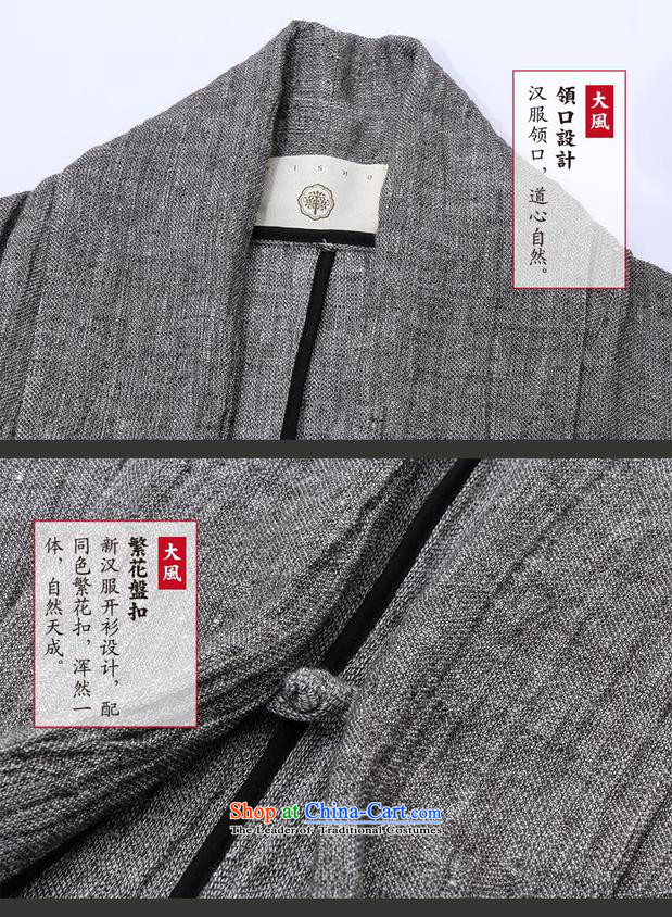 To male Han-tree improvement of Tang Dynasty male long-sleeved sweater cotton linen men Chinese original spring and summer male China wind ma brown 175/L picture, prices, brand platters! The elections are supplied in the national character of distribution, so action, buy now enjoy more preferential! As soon as possible.