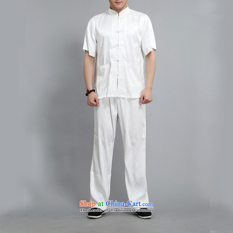 Hiv Rollet, 2015 Summer men Tang Dynasty Package for the elderly father short-sleeve loose large white XXXL, HIV ROLLET (AICAROLINA) , , , shopping on the Internet