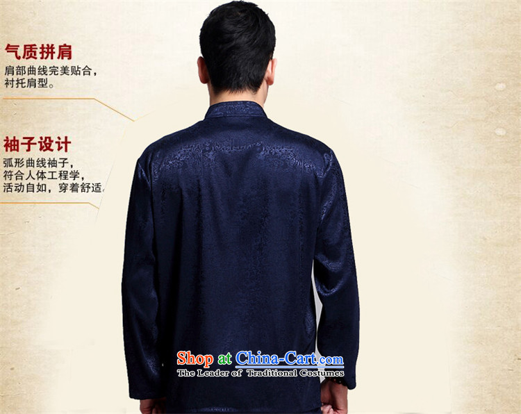 Hiv Rollet spring and summer new Tang dynasty in long-sleeved older men Tang dynasty gold L pictures, prices, brand platters! The elections are supplied in the national character of distribution, so action, buy now enjoy more preferential! As soon as possible.