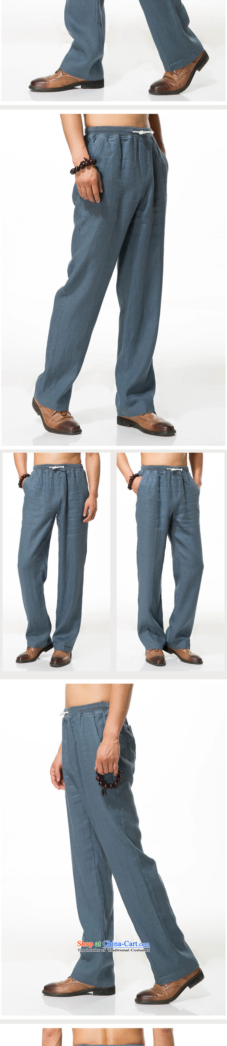 Men cotton linen pants in the liberal leisure older summer cotton linen leisure relaxd elastic strap trousers ethnic cotton linen pant XA-122  XXXL/190 gray-blue photo, prices, brand platters! The elections are supplied in the national character of distribution, so action, buy now enjoy more preferential! As soon as possible.