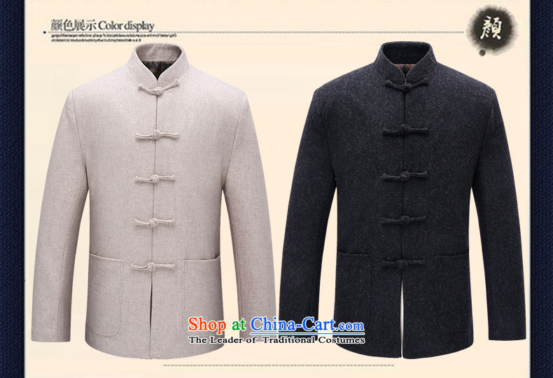 Tang Dynasty mr.baidis male couples Zhongshan Chuseok winter men thick hair? Tang Gown of older persons in the Gray XL-180 MN01 load father picture, prices, brand platters! The elections are supplied in the national character of distribution, so action, buy now enjoy more preferential! As soon as possible.