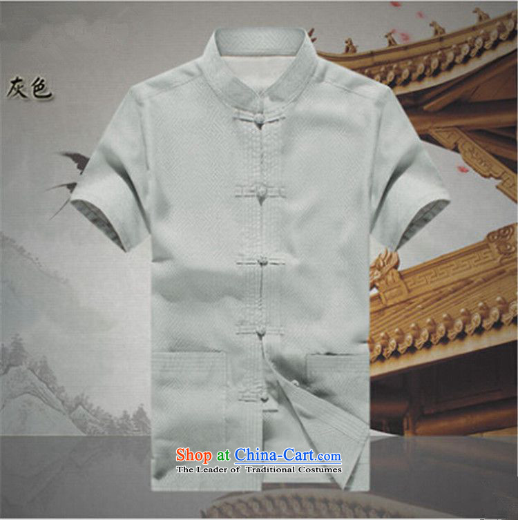 The name of the 2015 summer of the OSCE, men breathable Tang dynasty China wind leisure short-sleeved shirt and cotton linen tunic of ethnic Chinese Ma summer load father white L picture, prices, brand platters! The elections are supplied in the national character of distribution, so action, buy now enjoy more preferential! As soon as possible.