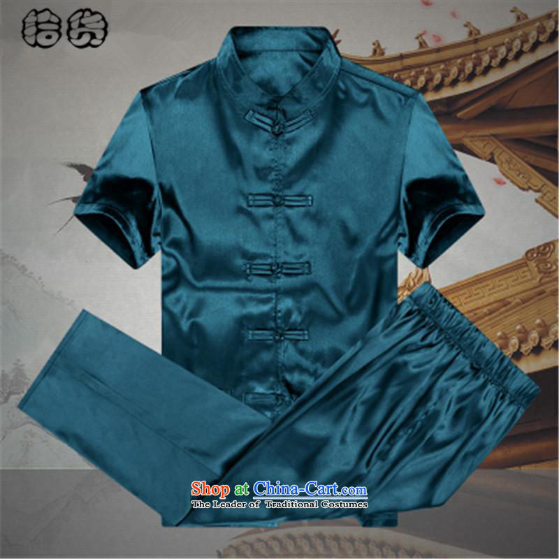 The name of the 2015 summer of the OSCE, men Tang Dynasty Package summer short-sleeved emulation silk of older persons in the elderly men's father and grandfather Tang dynasty China wind summer white 180, OSCE, lemonade (ougening) , , , shopping on the In