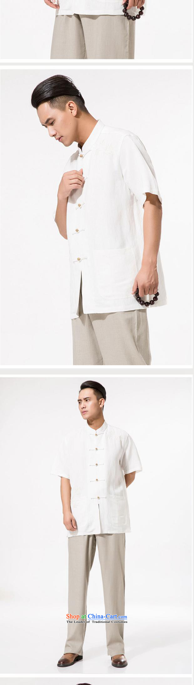 China wind summer men cotton linen embroidery short-sleeved shirt men cotton linen collar manually drive short-sleeved shirt clip relaxd fit in older embroidery short-sleeved shirt black XXXL/190 picture, prices, brand platters! The elections are supplied in the national character of distribution, so action, buy now enjoy more preferential! As soon as possible.