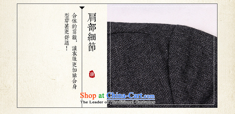 The autumn 2015 New Men Tang jackets Chinese collar long-sleeved manually Tang dynasty W869 snap- carbon XL Photo, prices, brand platters! The elections are supplied in the national character of distribution, so action, buy now enjoy more preferential! As soon as possible.