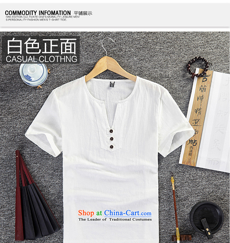 Mrs Rafael Hui Jimmy Carter (GUSSKATER) ethnic linen clothes summer half sleeve larger cotton linen T-shirt China wind Short Sleeve V-neck men thin gray T-shirt 4XL Photo relaxd, prices, brand platters! The elections are supplied in the national character of distribution, so action, buy now enjoy more preferential! As soon as possible.