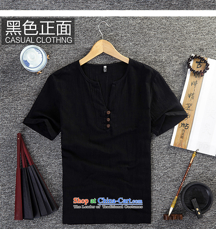 Mrs Rafael Hui Jimmy Carter (GUSSKATER) ethnic linen clothes summer half sleeve larger cotton linen T-shirt China wind Short Sleeve V-neck men thin gray T-shirt 4XL Photo relaxd, prices, brand platters! The elections are supplied in the national character of distribution, so action, buy now enjoy more preferential! As soon as possible.