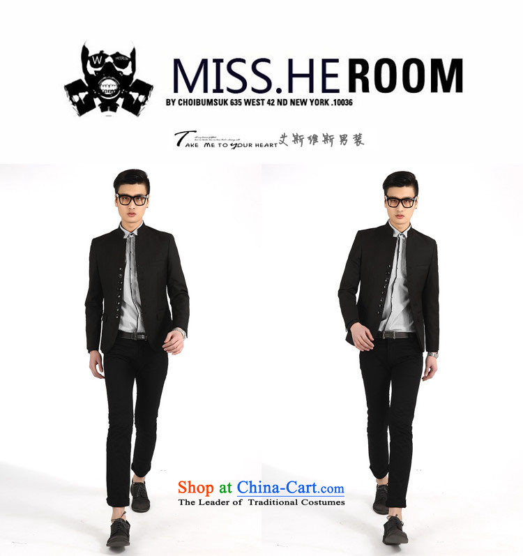 The fall of men new TGK2015, Korean casual suits young males collar small suit coats of Sau San Tong Men with Chinese tunic Black XL Photo, prices, brand platters! The elections are supplied in the national character of distribution, so action, buy now enjoy more preferential! As soon as possible.