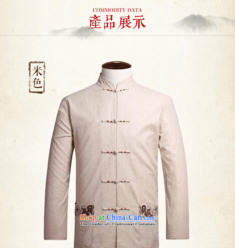 Van Gogh's new autumn replacing men in Tang Dynasty Long-sleeve older solid color cotton linen muslin old men Tang dynasty CM526 Light Gray 2XL Photo, prices, brand platters! The elections are supplied in the national character of distribution, so action, buy now enjoy more preferential! As soon as possible.