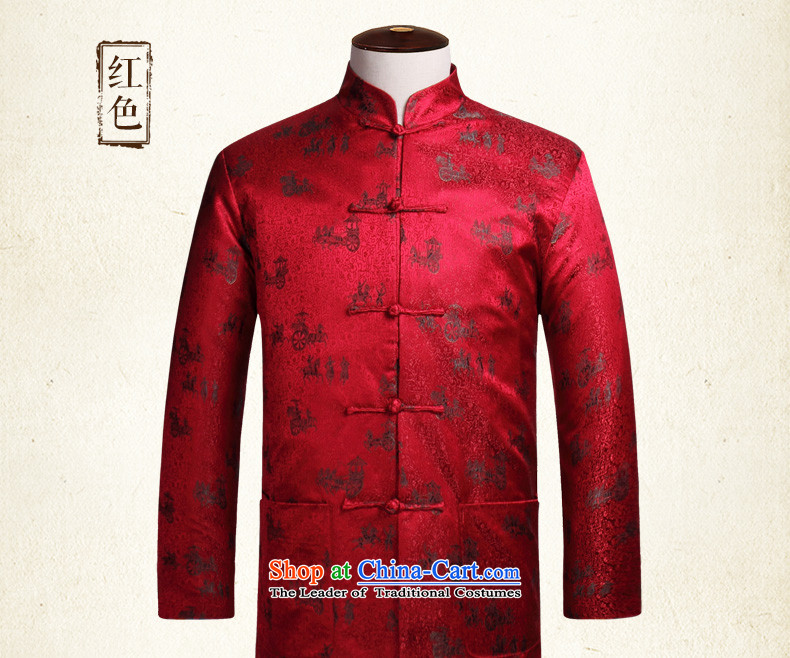 Van Gogh's 2015 new autumn and winter in Tang Dynasty older too shou birthday Chinese Tang dynasty collar W853 RED XL Photo, prices, brand platters! The elections are supplied in the national character of distribution, so action, buy now enjoy more preferential! As soon as possible.