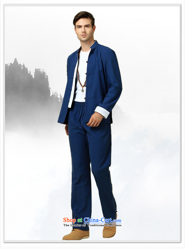 The new 2015 Yang Shuai China wind men Tang pants Chinese pants blue (single) 165/S trousers picture, prices, brand platters! The elections are supplied in the national character of distribution, so action, buy now enjoy more preferential! As soon as possible.