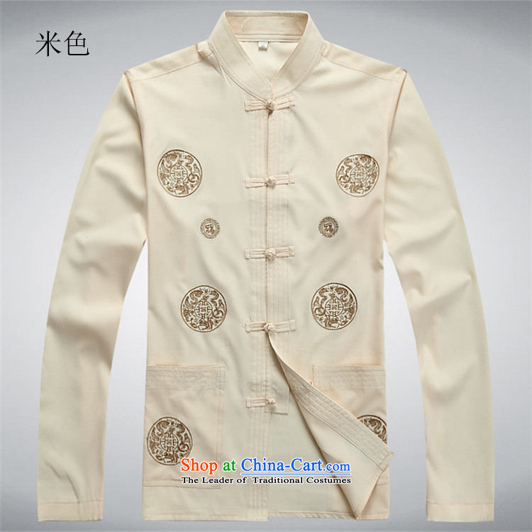 Kanaguri mouse in older Tang Dynasty Package long-sleeved spring and summer thin, middle-aged men Tang Dynasty Package in his father's older beige kit聽XXXL picture, prices, brand platters! The elections are supplied in the national character of distribution, so action, buy now enjoy more preferential! As soon as possible.