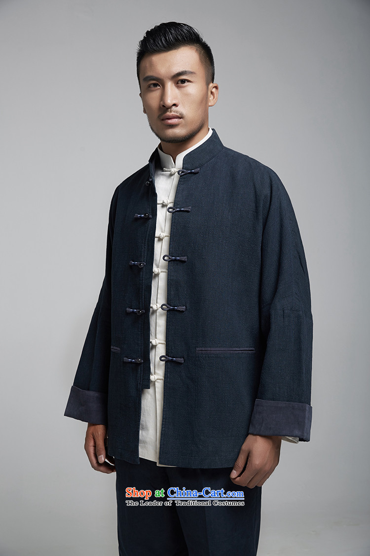 Fudo maximum 000 de pure Chinese Tang dynasty shoulder even men fall 2015 jacket embroidered dark that high-end comfortable original China wind men dark blue 44/165 picture, prices, brand platters! The elections are supplied in the national character of distribution, so action, buy now enjoy more preferential! As soon as possible.
