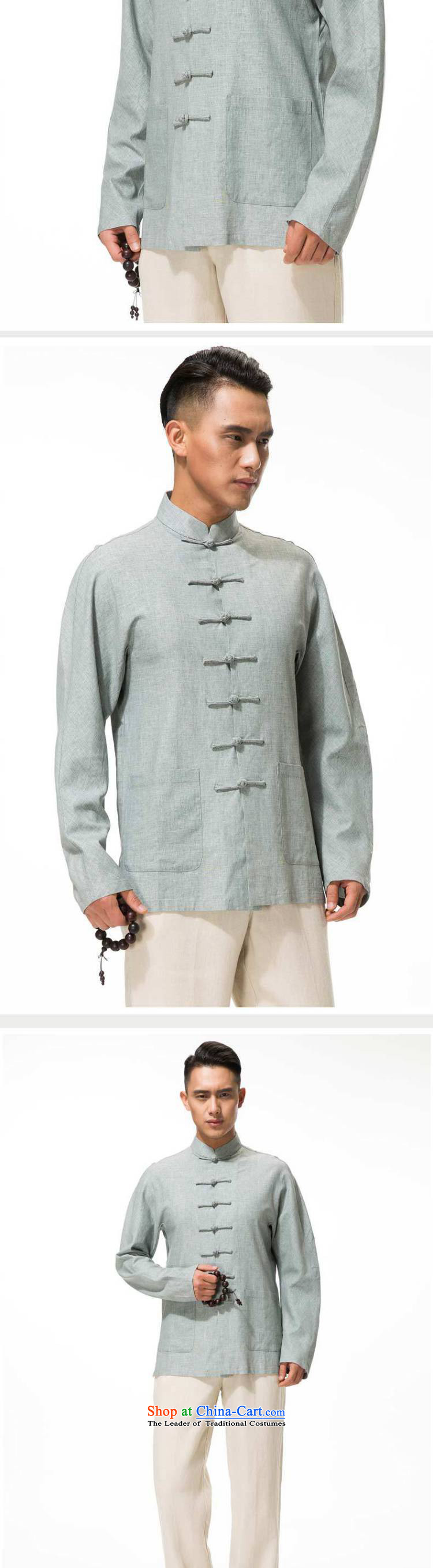 In line cloud men cotton linen collar disc Tang dynasty detained in long-sleeved shirt older leisure long-sleeved multi-colored beans green L photo Dytm-x, prices, brand platters! The elections are supplied in the national character of distribution, so action, buy now enjoy more preferential! As soon as possible.