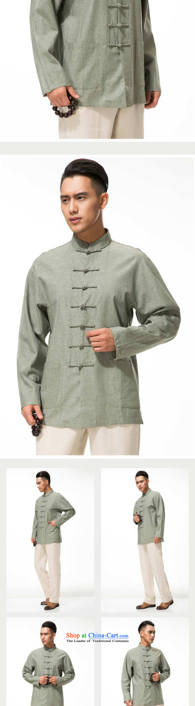 In line cloud men cotton linen collar disc Tang dynasty detained in long-sleeved shirt older leisure long-sleeved multi-colored beans green L photo Dytm-x, prices, brand platters! The elections are supplied in the national character of distribution, so action, buy now enjoy more preferential! As soon as possible.