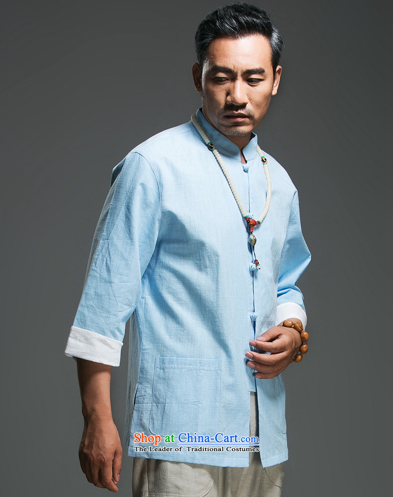 In the renowned older men Tang dynasty pure cotton tray clip collar seven Chinese shirt-sleeves traditional Han-Menswear Chinese clothing m Yellow Large (175)Picture, prices, brand platters! The elections are supplied in the national character of distribution, so action, buy now enjoy more preferential! As soon as possible.