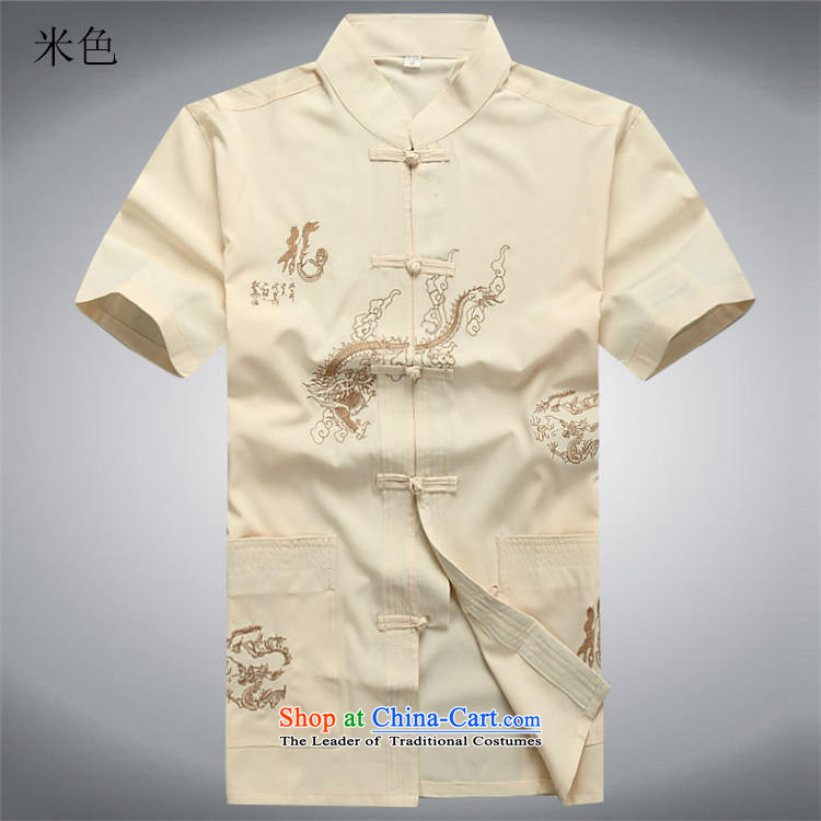 Beijing OSCE Tang Dynasty Package light summer, China wind disc is older men short-sleeved Tang Dynasty Package White Kit M/170 picture, prices, brand platters! The elections are supplied in the national character of distribution, so action, buy now enjoy more preferential! As soon as possible.