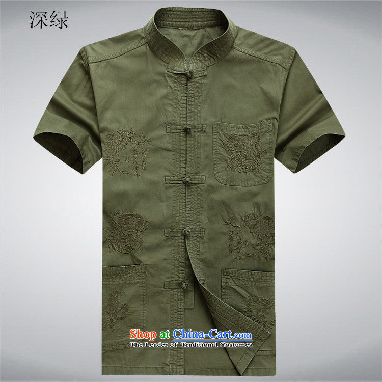 Beijing Tang dynasty OSCE male summer new short-sleeved tang in the older boys father replacing khaki S/165 picture, prices, brand platters! The elections are supplied in the national character of distribution, so action, buy now enjoy more preferential! As soon as possible.